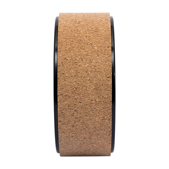 Yoga Pilates Wheel Cork Circle Prop Back Chest Hips Abdomen Stretch Roller