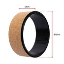Yoga Pilates Wheel Cork Circle Prop Back Chest Hips Abdomen Stretch Roller-10