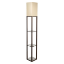 Shelf Floor Lamp - Shade Diffused Light Source with Open-Box Shelves-1