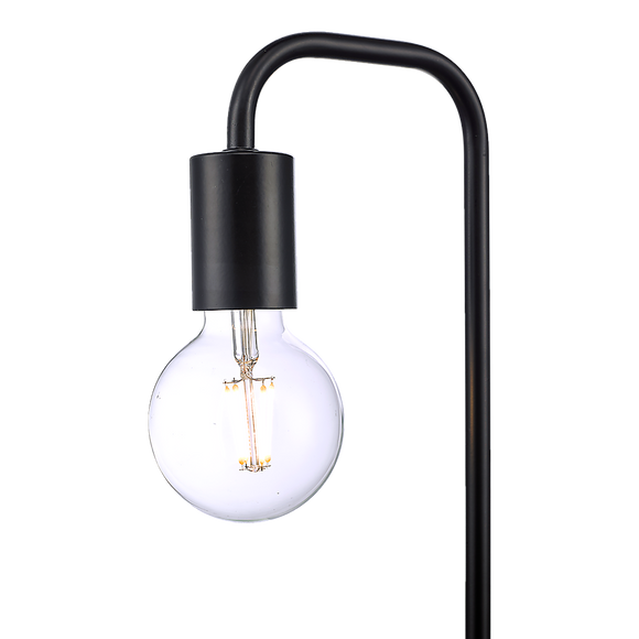 Modern Table lamp Desk Light Timber Base Bedside Bedroom Black