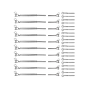 Stainless Steel Wire Rope DIY Balustrade Kit Jaw/Swage Fork Turnbuckle - 10 pack-1