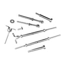 Stainless Steel Wire Rope DIY Balustrade Kit Jaw/Swage Fork Turnbuckle - 10 pack-6