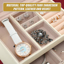 Jewellery Storage Box Girls Rings Necklaces Display Organiser Storage Case-9