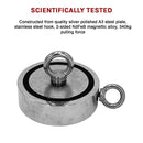340Kg Salvage Strong Recovery Magnet Neodymium Hook Treasure Hunting Fishing-11