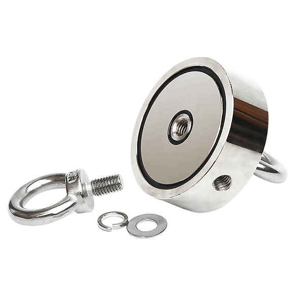 340Kg Salvage Strong Recovery Magnet Neodymium Hook Treasure Hunting Fishing