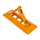 60cm Iron Fold Down Vehicle Security Parking Lock Bollard Barrier For Reserved Car Parking Protection-4