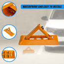 60cm Iron Fold Down Vehicle Security Parking Lock Bollard Barrier For Reserved Car Parking Protection-9