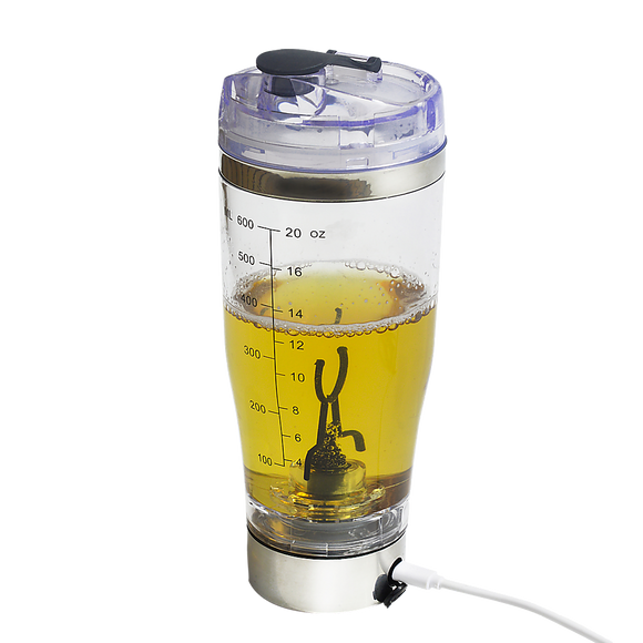 600ml Electric Smart Portable Blender Protein Shaker Bottle Cup