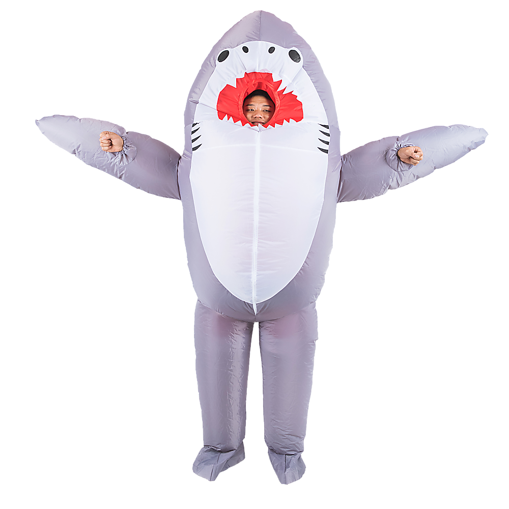 Shark Fancy Dress Fan Inflatable Costume  Suit