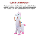 Giant Unicorn Fancy Dress Fan Inflatable Costume  Suit-11