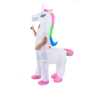 Giant Unicorn Fancy Dress Fan Inflatable Costume  Suit-7