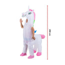 Giant Unicorn Fancy Dress Fan Inflatable Costume  Suit-12