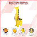 Giraffe Fancy Dress Fan Inflatable Costume Suit-3
