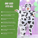 Cow Fancy Dress Fan Inflatable Costume Suit-9