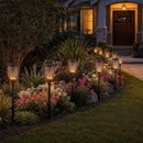 10 Pack Solar Torch Lights 96 LED Flickering Lighting Dancing Flame Garden Lamp-2