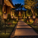10 Pack Solar Torch Lights 96 LED Flickering Lighting Dancing Flame Garden Lamp-5