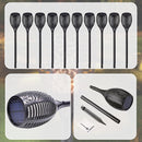 10 Pack Solar Torch Lights 96 LED Flickering Lighting Dancing Flame Garden Lamp-8