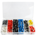 1200Pcs Bootlace Ferrule Crimper kit 0.25-10mm2 Cord End Ratchet Crimping Tool-6