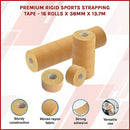Premium Rigid Sports Strapping Tape - 16 Rolls x 38mm x 13.7m-8