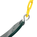 2 Pack Swings Seats Heavy Duty 66" Chain Plastic Coated Playground Swing-5