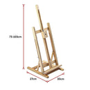 Tabletop Easel Wood Studio H Frame Artist Painting Display Stand For Art Wedding Shop Use-10