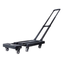 Foldable Hand Flatbed Trolley Cart 6 x 360 Degree Rotating Wheels with Maximum Load 200Kg-4