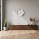 Modern Rose Gold Wall Clock – Silent Non-Ticking Quartz Battery Operated Design-4