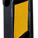 180cm Heavy Duty Rubber Curb Parking Guide Wheel Driveway Stopper Reflective Yellow-3