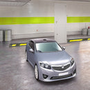 180cm Heavy Duty Rubber Curb Parking Guide Wheel Driveway Stopper Reflective Yellow-2