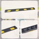 180cm Heavy Duty Rubber Curb Parking Guide Wheel Driveway Stopper Reflective Yellow-8