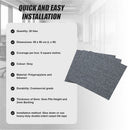 5m2 Box of Premium Carpet Tiles Commercial Domestic Office Heavy Use Flooring Grey-4