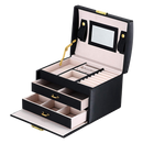 Jewellery Storage Box – Organiser Case for Rings, Necklaces and Accessories Display-3