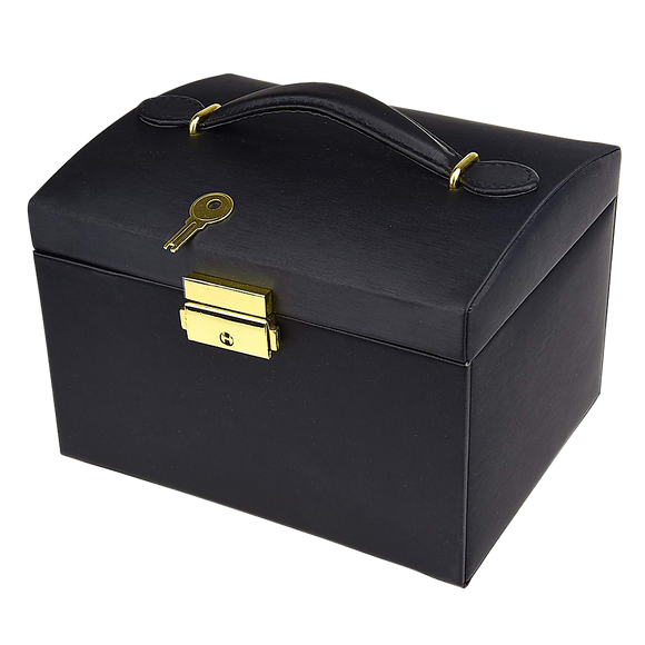 Jewellery Storage Box – Organiser Case for Rings, Necklaces and Accessories Display