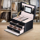 Jewellery Storage Box – Organiser Case for Rings, Necklaces and Accessories Display-5