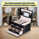 Jewellery Storage Box – Organiser Case for Rings, Necklaces and Accessories Display-9