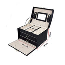 Jewellery Storage Box – Organiser Case for Rings, Necklaces and Accessories Display-12