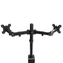 Dual LCD Monitor Desk Mount Stand Adjustable Fits 2 Screens Up To 27"-3