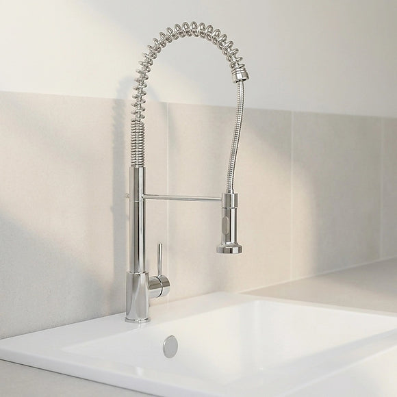 Basin Mixer Pull-Out Kitchen Tap Faucet Laundry Sink