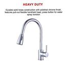 Basin Mixer Pull-Down Tap Faucet -Kitchen Laundry Bathroom Sink-9