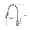 Basin Mixer Pull-Down Tap Faucet -Kitchen Laundry Bathroom Sink-11