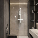 Hand Held Shower Rail Soap Dish Bathroom Set-5