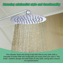 200mm Shower Head Round 304SS Polished Chrome Finish-8