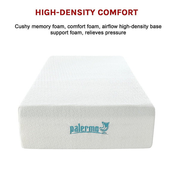 Single 30cm Green Tea Memory Foam Mattress – Cooling Comfort with CertiPUR-US® Certified Foam