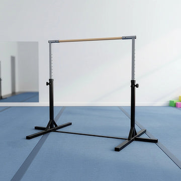 Gymnastics Training Bar Kids Adjustable Horizontal Kip Fitness Gym Equipment - 0