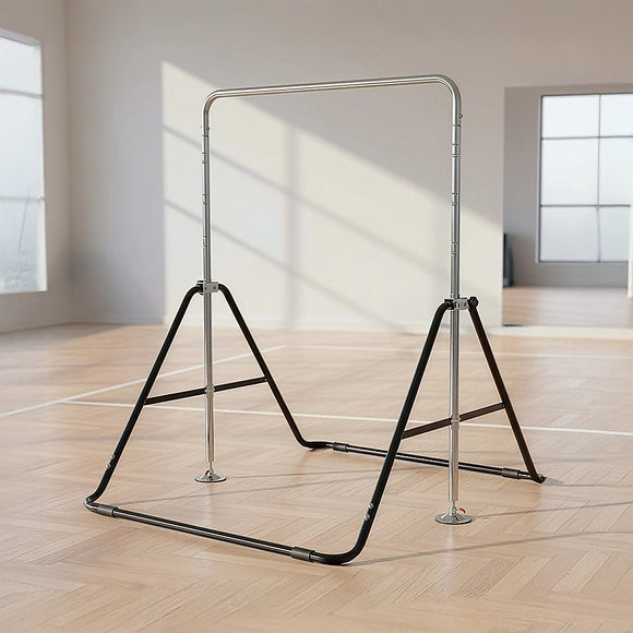 Kids Gymnastics Bars Training Horizontal Bar Monkey Kip Bar Black