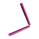 2.2m Gymnastics Folding Balance Beam Pink Synthetic Suede-8