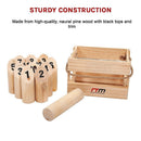 Number Toss Wooden Set Outdoor Games with Carry Case-6