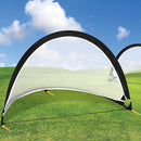 Pair of Soccer Football Goals 180cm Pop Up Portable Quick Set Up-2