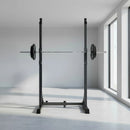 Commercial Squat Rack Adjustable Pair Fitness Exercise Weight Lifting Gym Barbell Stand-3