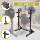 Commercial Squat Rack Adjustable Pair Fitness Exercise Weight Lifting Gym Barbell Stand-8